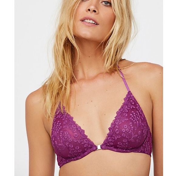Free People Aphrodite front close Lace bra - Picture 1 of 8
